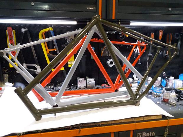 Telaio bicicletta personalizzato Novobike Monza